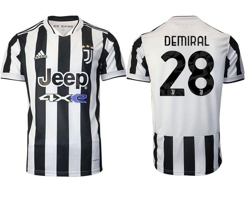 Men 2021-2022 Club Juventus home aaa version white #28 Adidas Soccer Jersey->juventus jersey->Soccer Club Jersey
